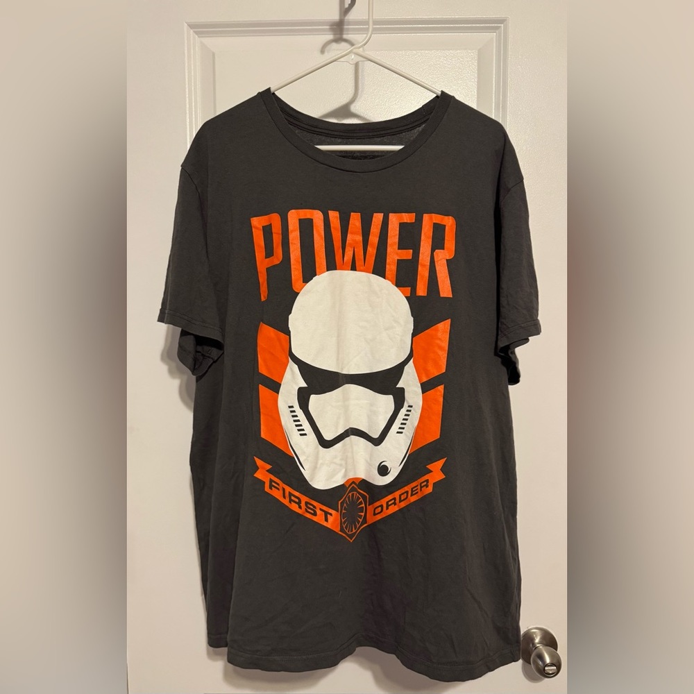Disney Gray Star Wars First Order Graphic T-Shirt